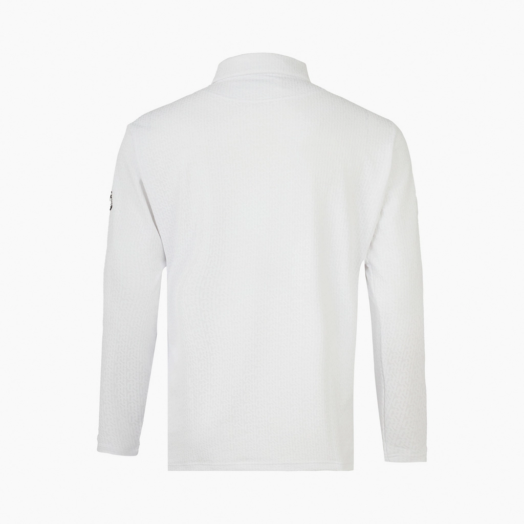 Áo Polo Nam dài tay Lecoq Sportif QGMWJB05V-WH00