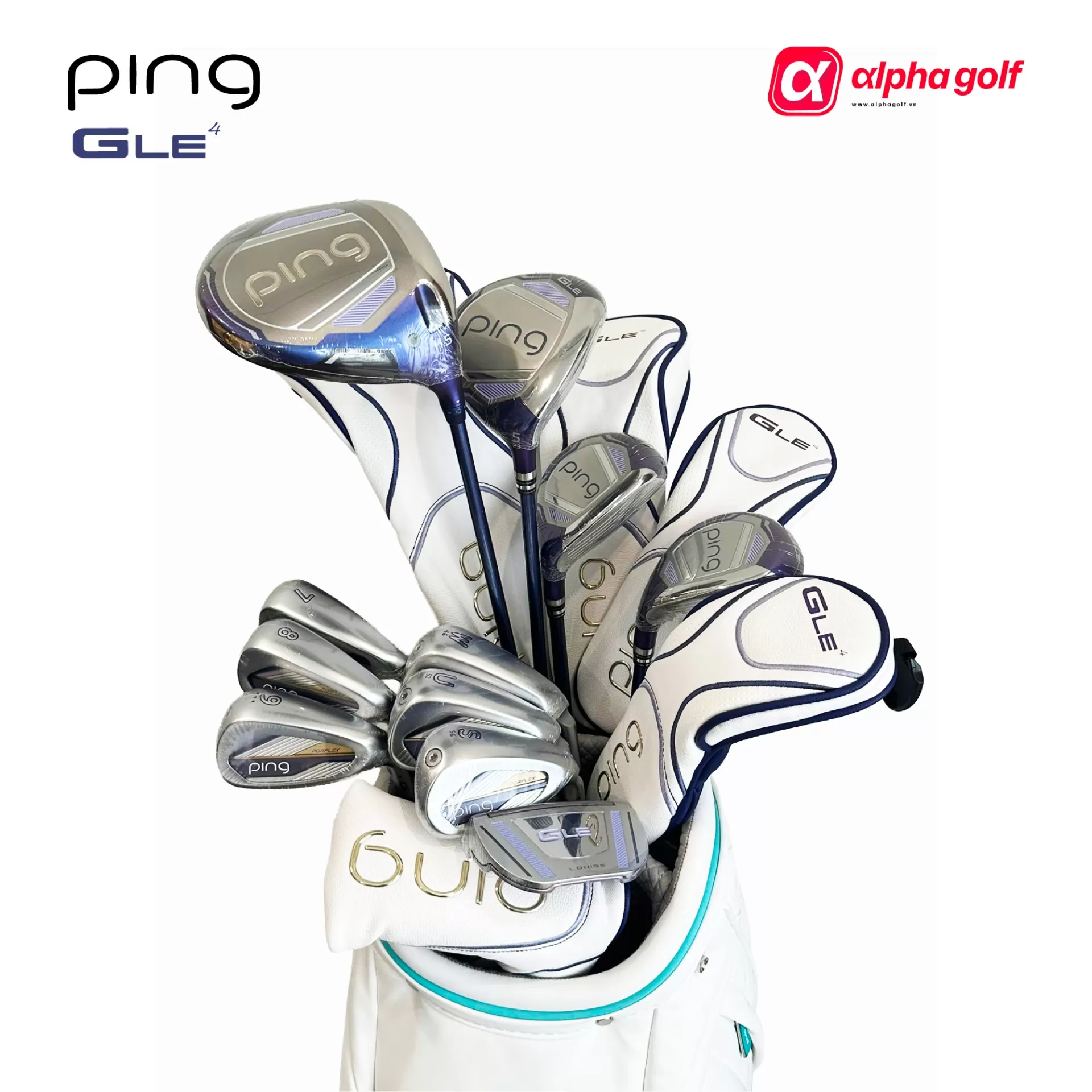Bộ gậy golf Fullset Ping GLE 4 Lady