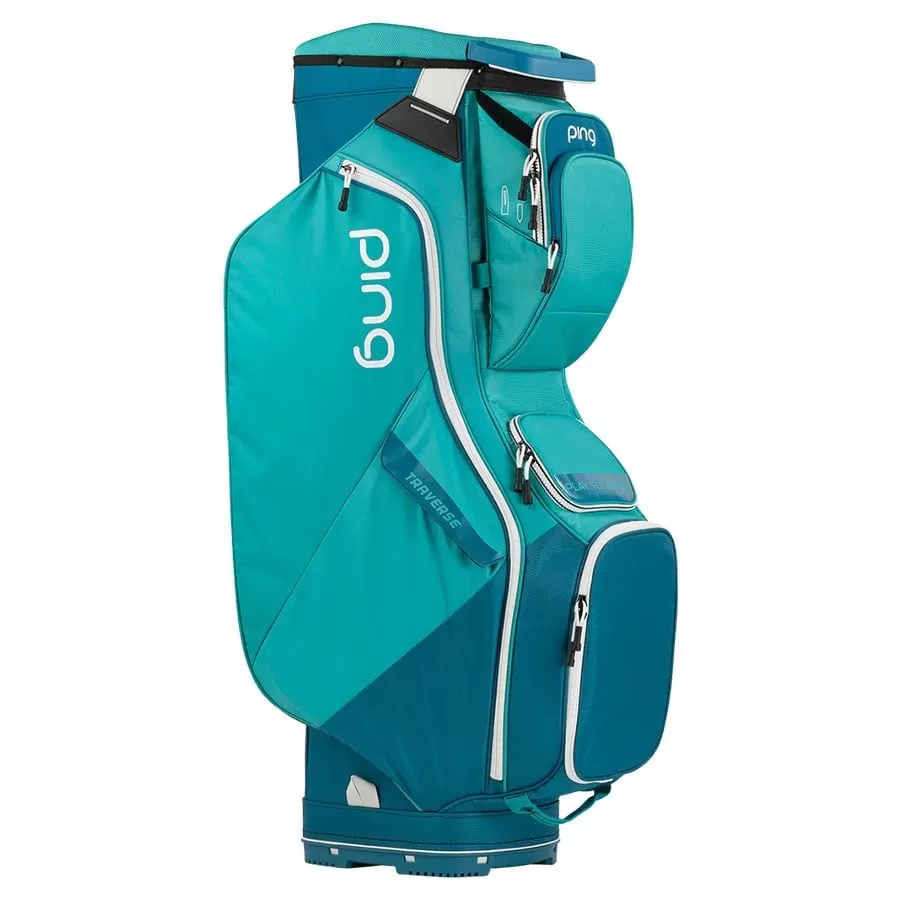Túi Gậy Golf PING ASSEMBLED,TRAVERSE 214  DS TEAL/MOROCCAN BLUE/WHITE 35463-118